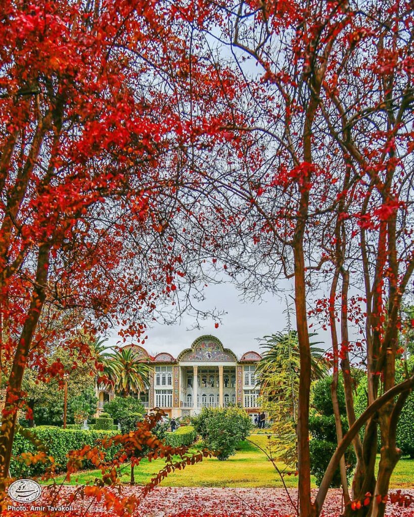 پاییز باغ ارم شیراز