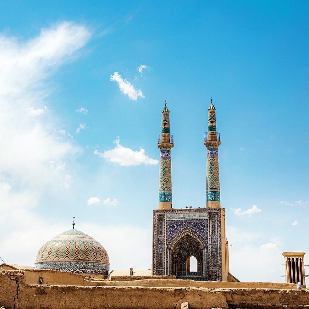 مسجد جامع یزد؛ شاهکار معماری اسلامی در قلب بافت تاریخی ایران