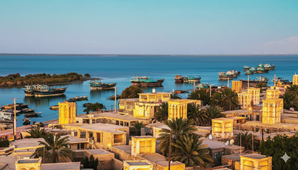 بندرگاه زیبا و تاریخی جزیره لافت